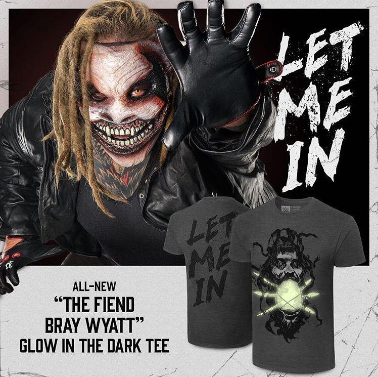 [美國瘋潮]正版WWE Bray Wyatt Lantern T-Shirt FIEND惡靈點燈夜光特別版衣服出清特價