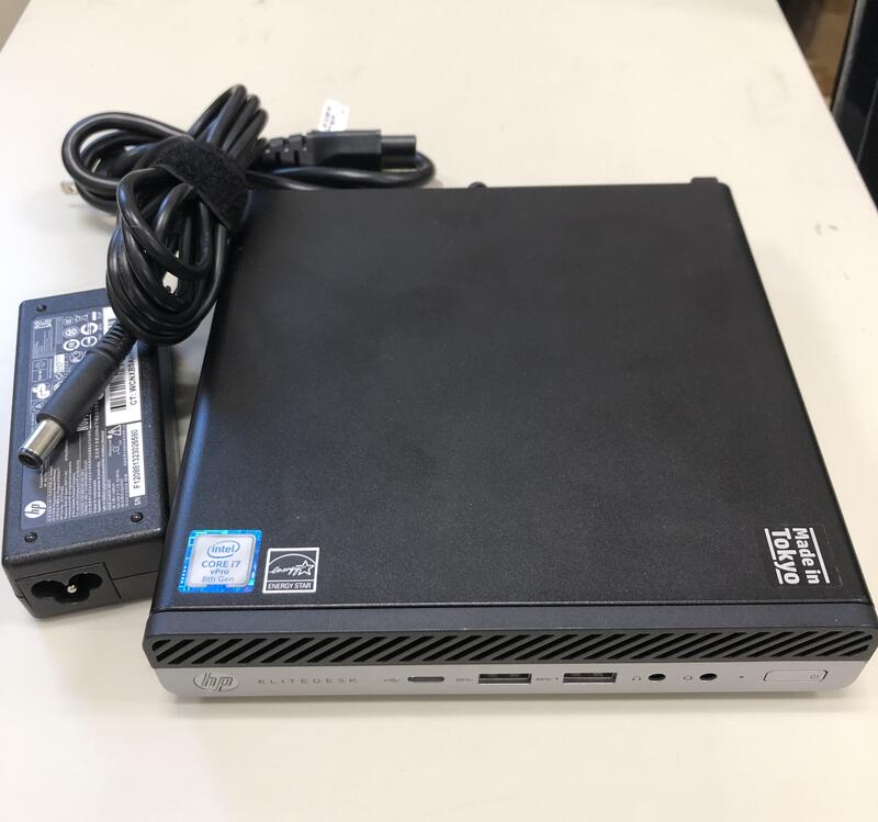 日本製HP EliteDesk 800 G4 DM主機i7-8700T/16G/512G NVMe/WIFI藍芽