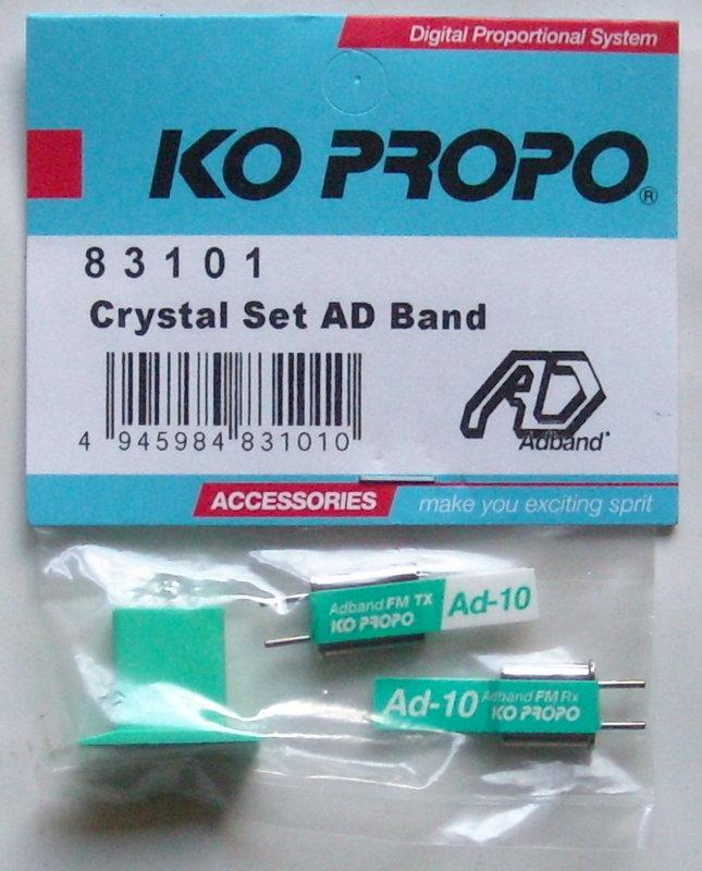 ※宏大※(全新晶體)KO PROPO (70410) 原廠震盪晶體 MINI-Z AD遙控系統專用 (#10號) AD晶體(FM頻率) 一對裝 (AD機板專用晶體)。