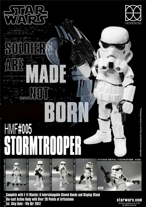 Herocross 超合金 HMF#005 STAR WARS 星際大戰 帝國風暴兵 白兵
