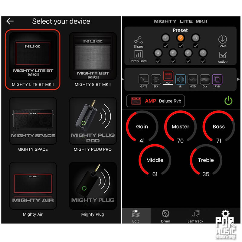 搖滾玩家樂器】全新公司貨免運送導線變壓器NUX Mighty Lite BT MK2 電