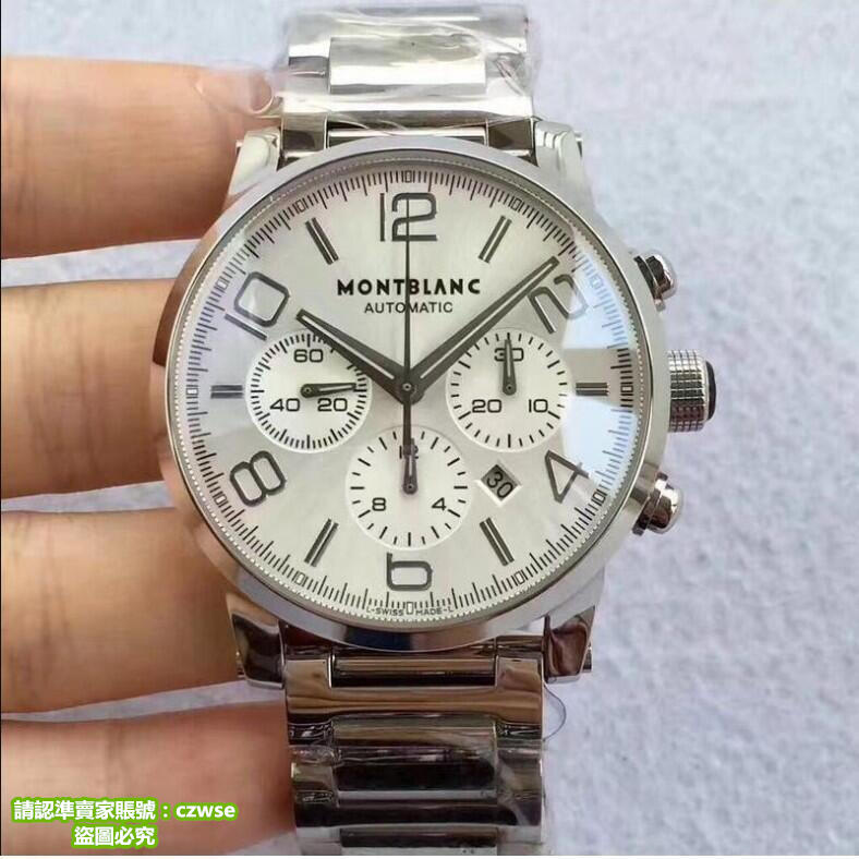 特價 新款Montblanc/萬寶龍精品腕錶 時光行者系列機械男錶皮帶手錶 藍寶石鏡面防刮花 男士頂級腕錶 男錶