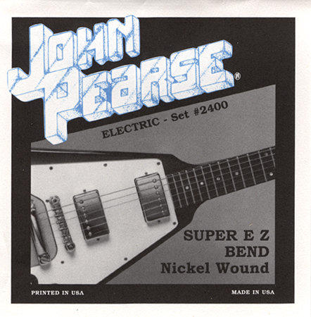 大鼻子樂器 公司貨 John Pearse 電吉他弦 鎳弦 PXG-2400 (09-42)