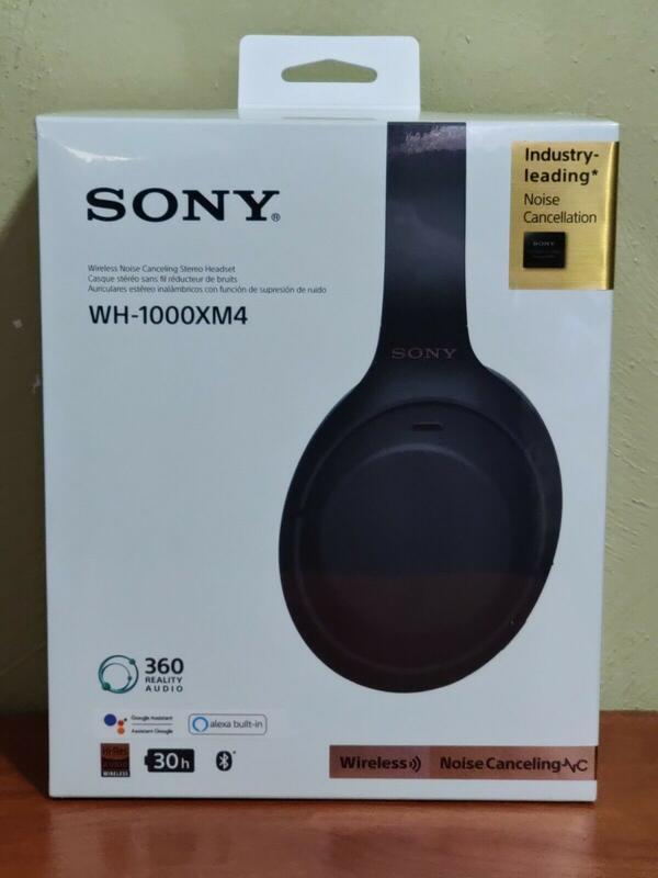 【美國代購】SONY WH-1000XM4 無線降噪耳機 藍芽耳機 免持通話 QN1 高音質 耳罩式耳機