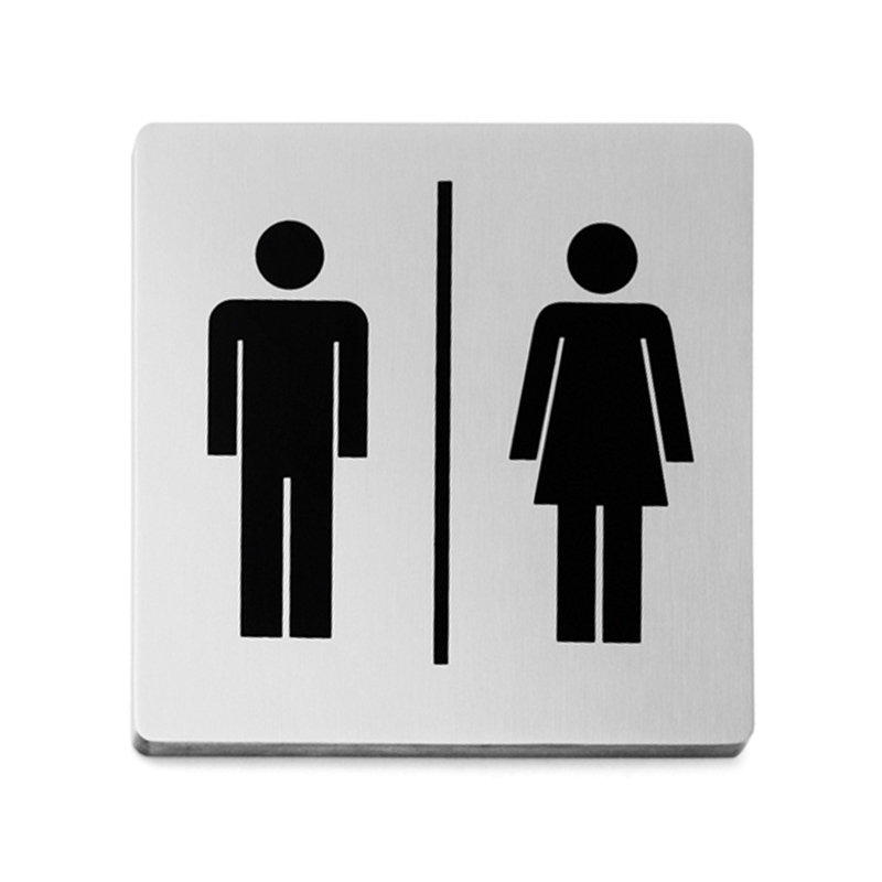 《歐型精品館》時尚精品 德國 ZACK-男/女廁Logo 18-10(316)不鏽鋼