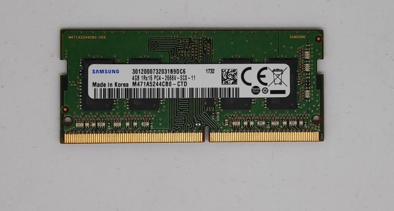 Samsung / Skhynix 4GB 4G 1Rx16 PC4-2666V DDR4 二手良品