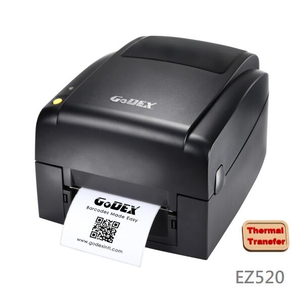 GoDEX EZ520 條碼機 標籤機 貼紙機 熱感+熱轉(兩用) G500UES替代機種 免運費