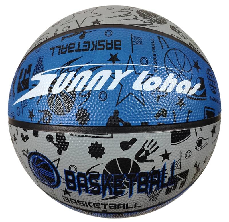 SUNNYLOHAS 7號標準規格 塗鴉橡膠籃球  彈力佳 手感佳 超低價
