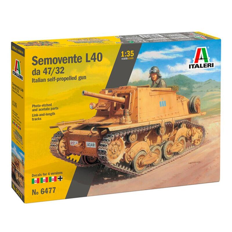 ITALERI 1/35 Semovente L6/40 da 47/32 (6477) | 露天市集 | 全台最大的網路購物市集