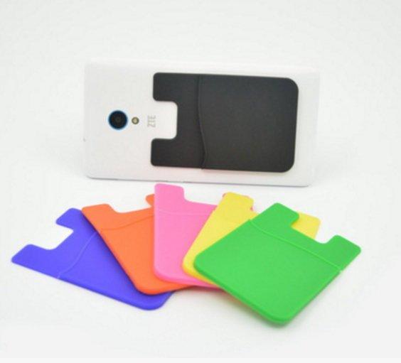 手機插卡夾  手機插卡袋 矽膠手機卡套 3M 強力貼 悠遊卡套 可以接手機 或貼保護套上