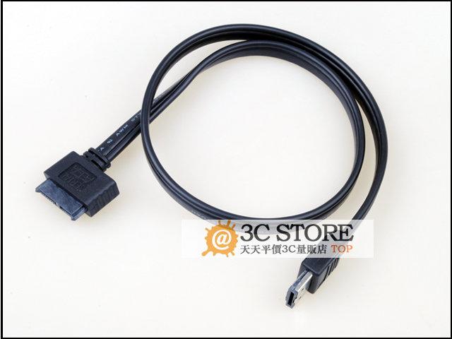 Power eSATA轉7+6Pin SATA 光驅線eSATA to 13pin SATA+USB  硬盤托架 轉接線