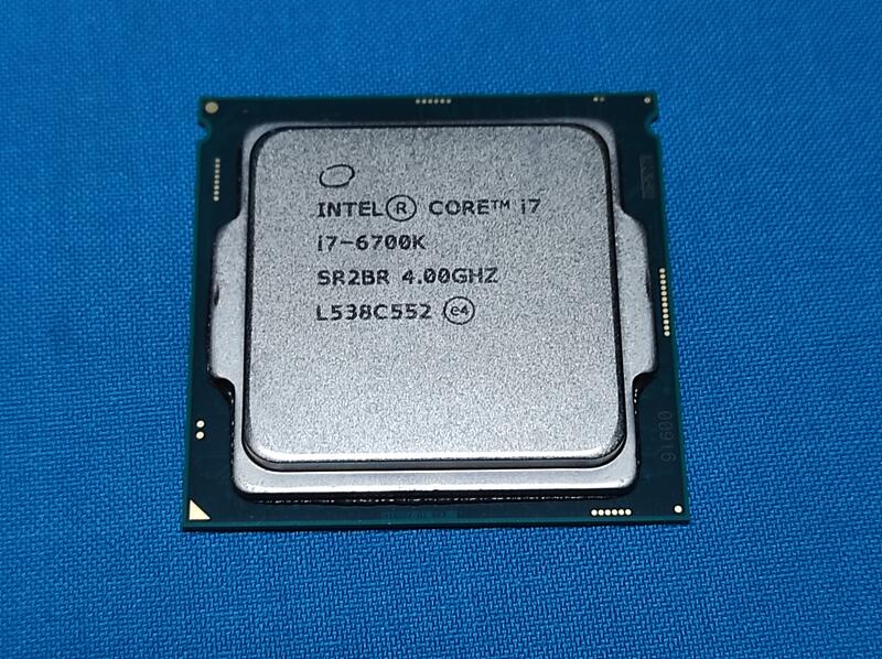 Intel Core i7-6700K 4-4.2G/8M/4C8T 有內顯1151腳位最頂級第六代CPU