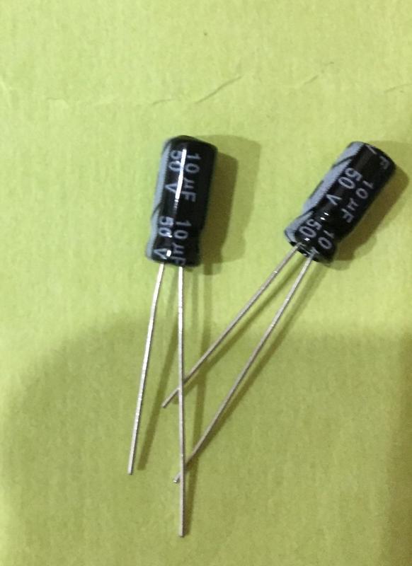 10uF 50V 電解電容 電容 5X11 (10個1拍）Arduino 8051 單晶片