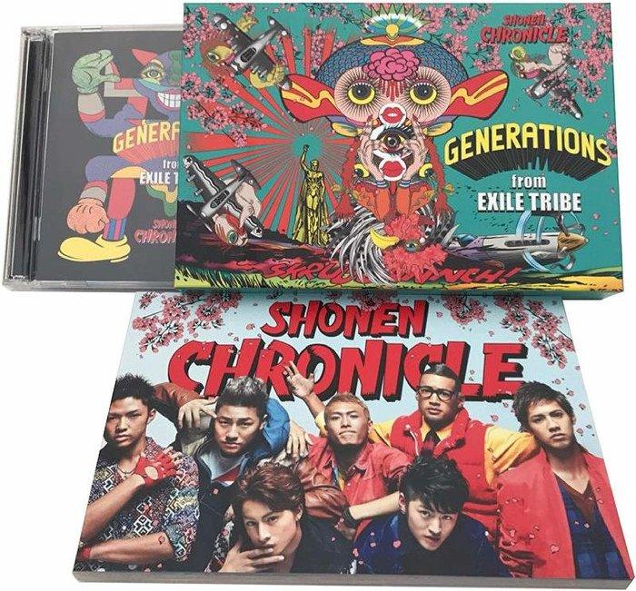 特價預購EXILE GENERATIONS SHONEN CHRONICLE (日版初回限定盤CD+DVD