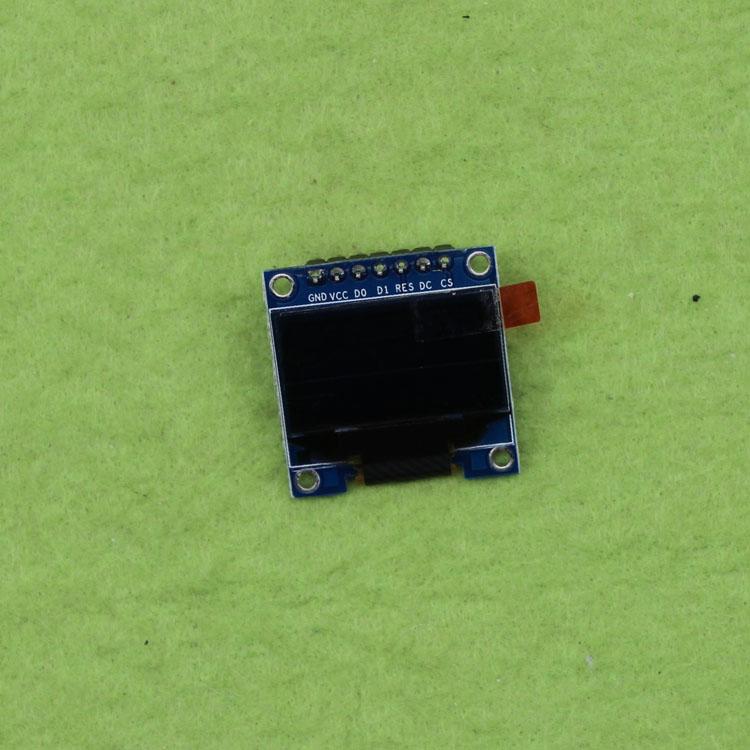 110420"C倉庫"0.96寸OLED顯示幕 7針液晶屏模組 黃藍雙色 (D5A6  W72 [110420] 蝦