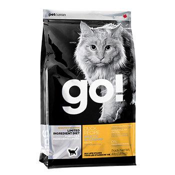 【時尚貓】  Go! 低致敏鴨肉無穀貓糧 2磅 試吃包 分裝包