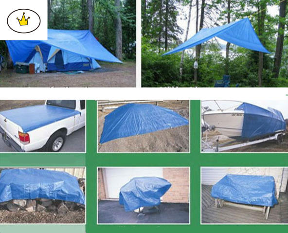 3.5M*6M 加厚 PE天幕 蓋布 帆布 防曬 抗UV 遮陽 遮雨 防水 雨棚布 塑料蓬布 汽車 貨車 防雨篷布