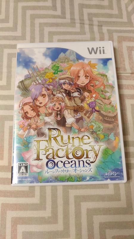 【無刮】Wii 符文工廠 藍海奇緣 Rune Factory Oceans