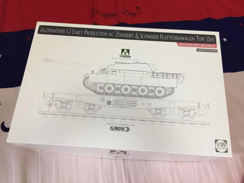 三花 TAKOM 1/35 2125X 德軍獵豹G1早期型限定版 Jagdpanther G1 Early(1400元)