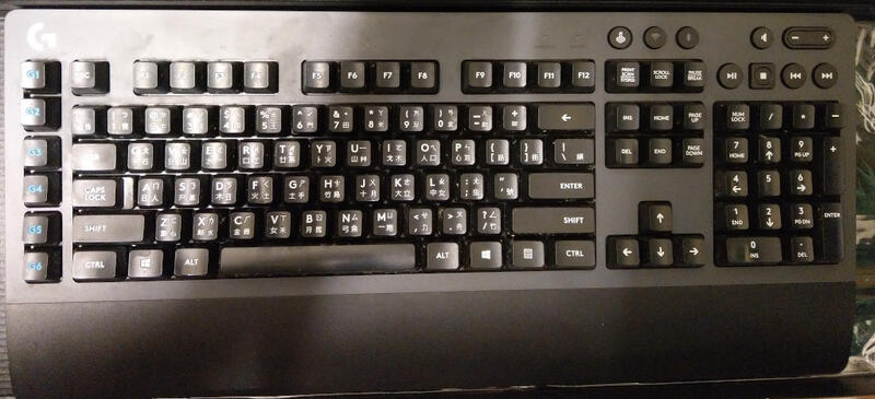 羅技 G613 Logitech 無線機械式遊戲鍵盤 機械式鍵盤 - 中文鍵帽，功能正常、 二手(使用過)