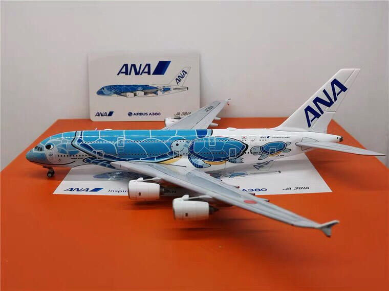 金屬 JC Wings 1/400 全日空 ANA A380 Lani  EW4388006 藍海龜