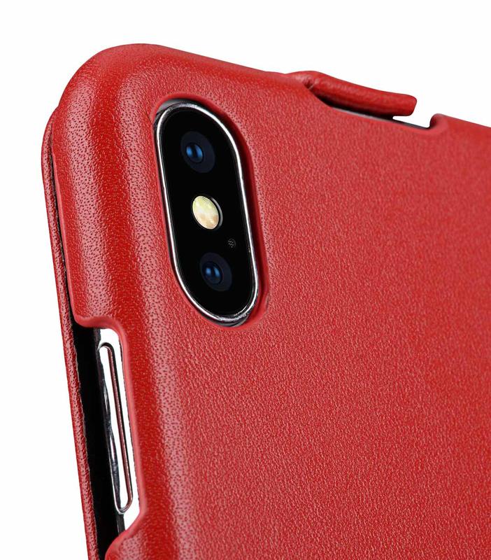 Melkco 2免運 真皮皮套Apple蘋果iPhone Xs Max 下翻 荔紋 手機套 手機殼 紅色 保護套保護殼