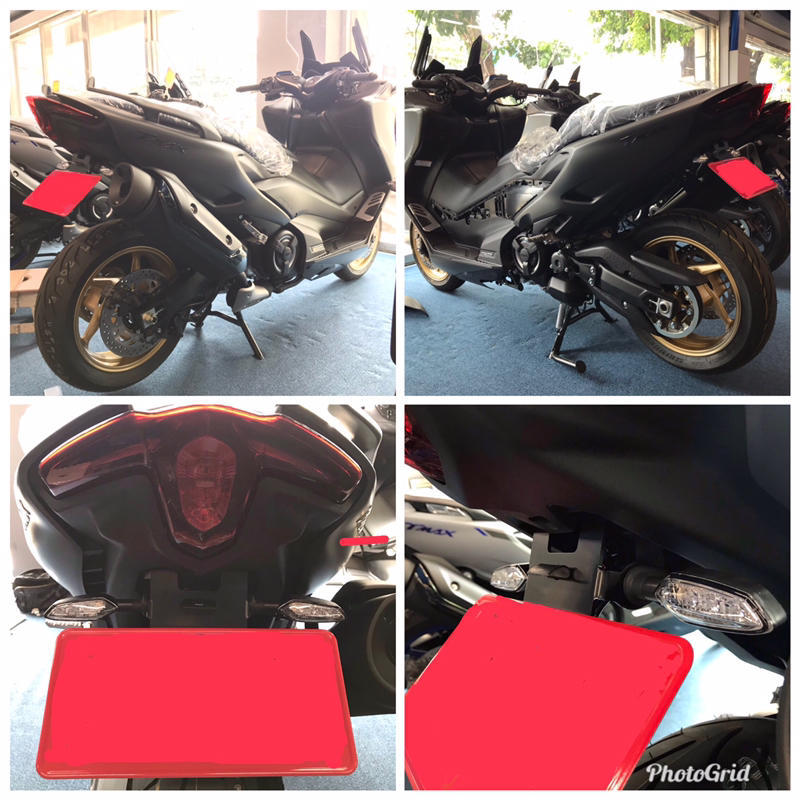 【普龍貢-實體店面】鬍鬚牌-TMAX560 短牌架 新舊版短牌架 一體成形