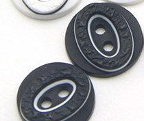 【凱】石頭紋鈕扣 - 黑色 13mm 扣子/毛衣扣/襯杉扣 B0062