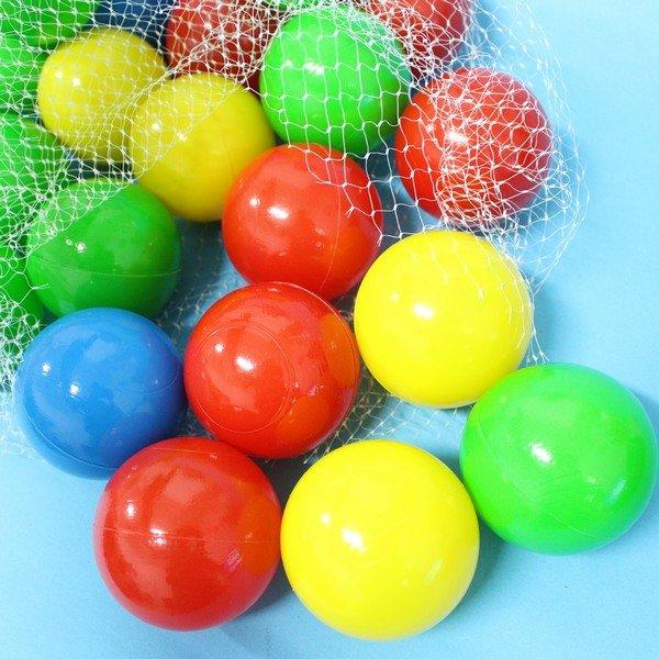 【優購精品館】台灣製 塑膠空心球 69mm 遊戲間安全球 /一小袋5顆入(促25) 軟球彩色軟性球 兒童玩具球 -義-佳