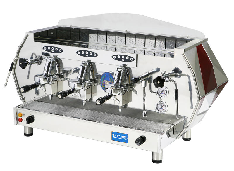 展示機出售【La Pavoni 義式咖啡機】 DIAMANTE鑽石機 -三沖煮頭半自動咖啡機 /營業用咖啡機~