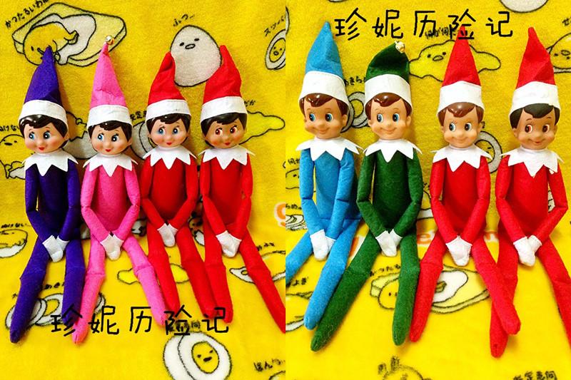 部份現貨有實拍圖外貿熱賣歐美原單Christmas Elf 聖誕小精靈書架上的精靈塘膠娃娃聖誕薑餅人限量珍藏版