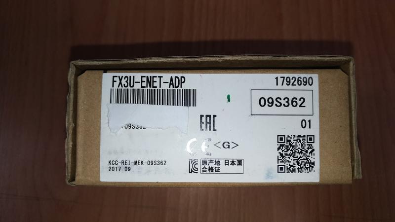 [自動控制網保證低價] FX3U-ENET-ADP 三菱PLC 全新公司貨 FX3系列 左側乙太網路模組