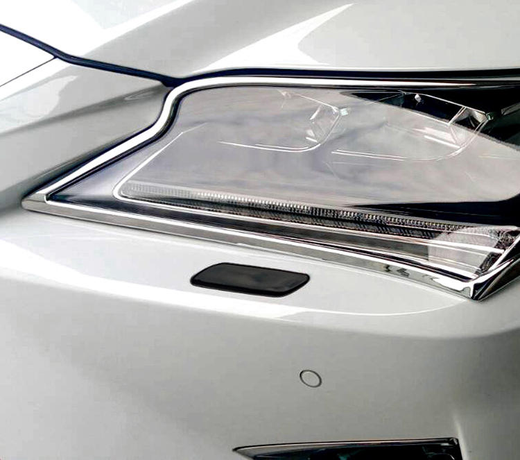 圓夢工廠 Lexus RX200t RX350 RX450h 2016~on 改裝 烤漆黑 前保桿 噴水蓋 洗燈器蓋飾貼