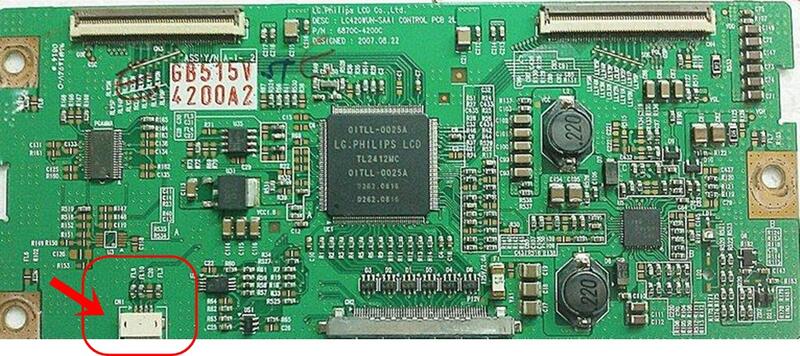 下圖有接口 6870C-4200C 邏輯板 LG 樂金 42吋T-CON板   Esonic HD-4209