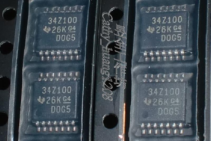 [電池電量計] TI  BQ34Z100PW (TSSOP-14) 工作3~65V 32.768KHz, 34Z100