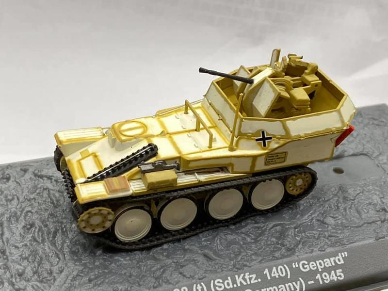Flakpanzer 38(t) Gepard Sd. Kfz.140 坦克 比例 1/72 部分合金 完成品