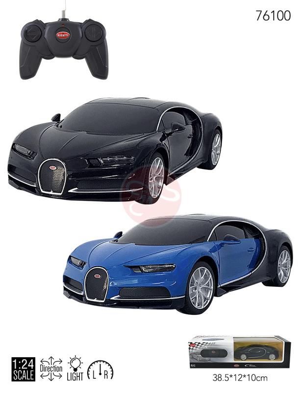 【KENTIM玩具城】1:24 布加迪Bugatti Chiron新款全新原廠授權RASTAR遙控車