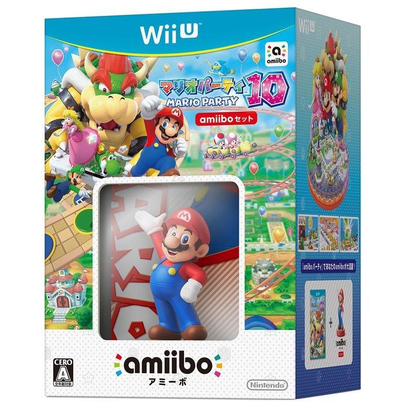 WII U 瑪莉歐派對10+amiibo 瑪莉歐同捆包 Mario Party10日文版 特價:1599(小強數位館)