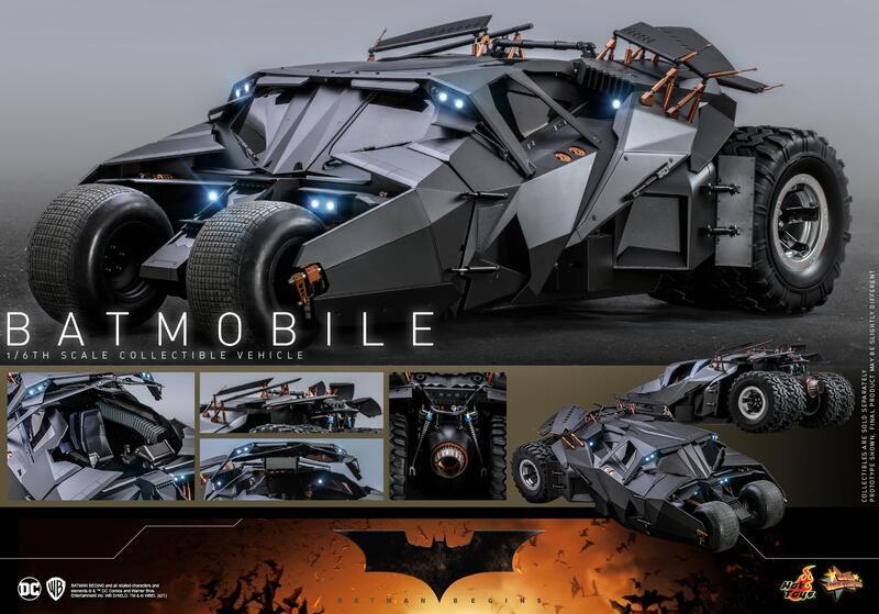 轉蛋玩具館 野獸國 HOT TOYS MMS596 蝙蝠俠：開戰時刻 蝙蝠車 Batmobile 現貨