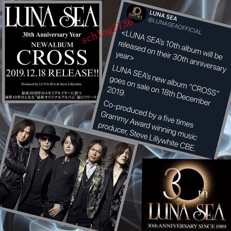 代購LUNA SEA 結成30周年LUNA SEA CROSS 初回限定盤A / B CD+DVD 2019