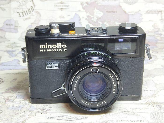 【收藏古典&體驗銀鹽】Minolta Hi-Matic E 40/1.7 ---稀有黑機/大光圈底片旁軸相機