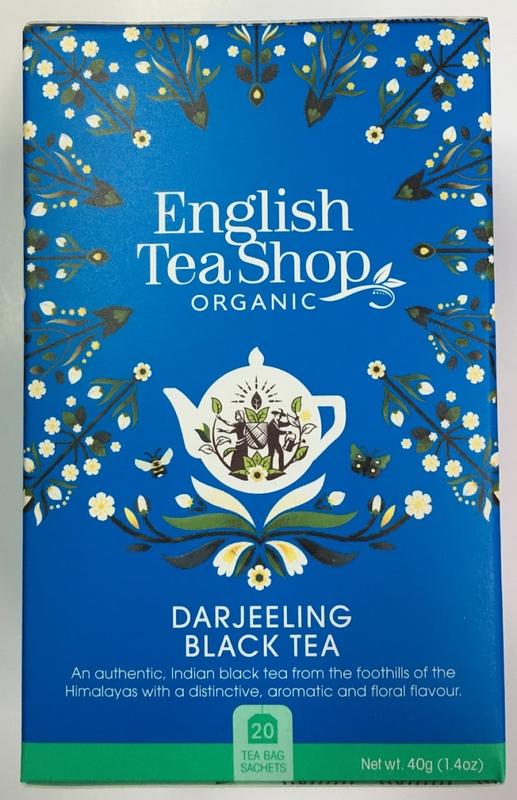 English Tea Shop有機大吉嶺紅茶20茶包/盒,附發票,有效日期2023.4.18【吉瑞德茶坊】