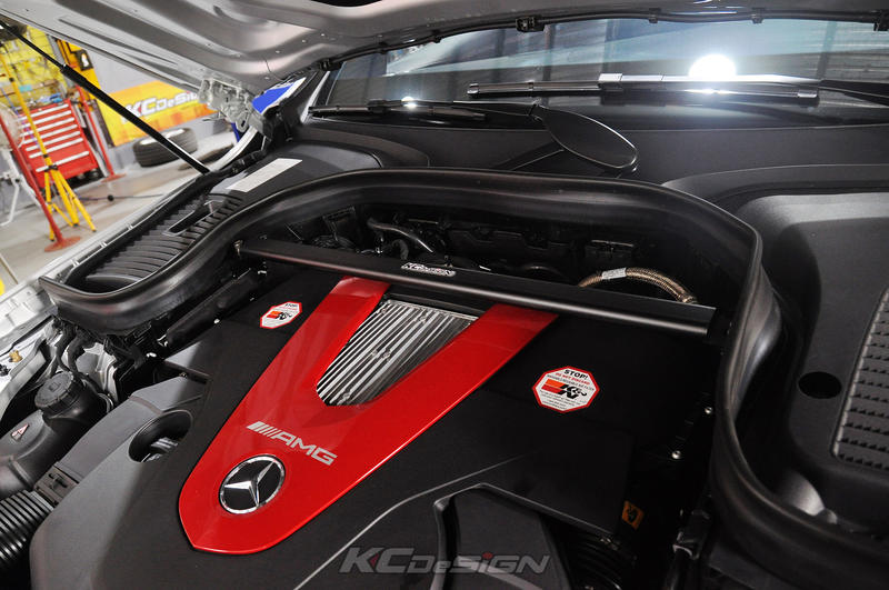 『KCDesign』M-Benz GLC-Class All (X253/C253) 不鏽鋼 引擎室拉桿