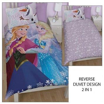 全新 Disney Frozen 冰雪奇緣 Elsa 艾莎 安娜 anna 雪寶 迪士尼 兒童 枕頭套 單人 棉被套 