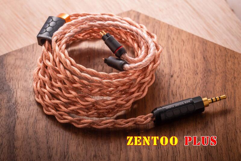 ｜HanSound Zentoo Plus｜漢聲 4芯 Zen 8 禪 單晶銅里茲 耳機 線材 公司貨保固一年｜加煒
