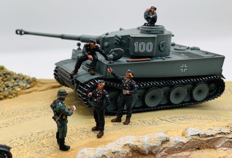 【 軍模館】"限量版" 三榮模型 - 1/72 TIGER 耳朵虎 虎I 坦克極初期型