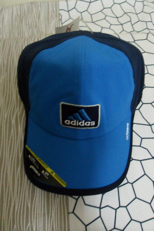 正品-adidas-ADIZERO CAP-深藍+天藍-鴨舌帽/棒球帽