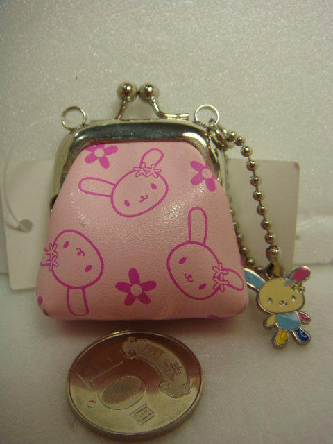 瑪奇格日本原裝進口 彩虹兔（2004）迷你 零錢包 4x5cm