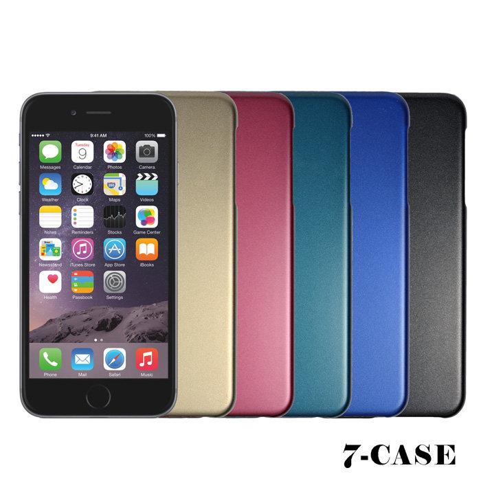 智慧購物王》7-CASE 蘋果 Apple iPhone 6/6s Plus 金屬噴砂硬殼保護一體成形手機殼
