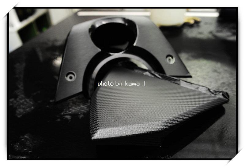 【無名彩貼】Tmax 530  (key飾蓋+尾翼) . 3D立體紋卡夢黑DIY 區 -15.16年通用